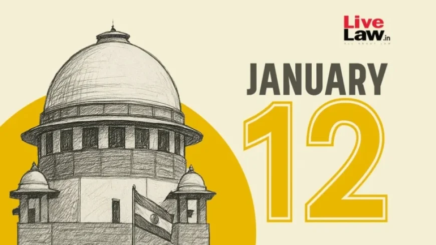 Supreme Court Highlights: January 12, 2026