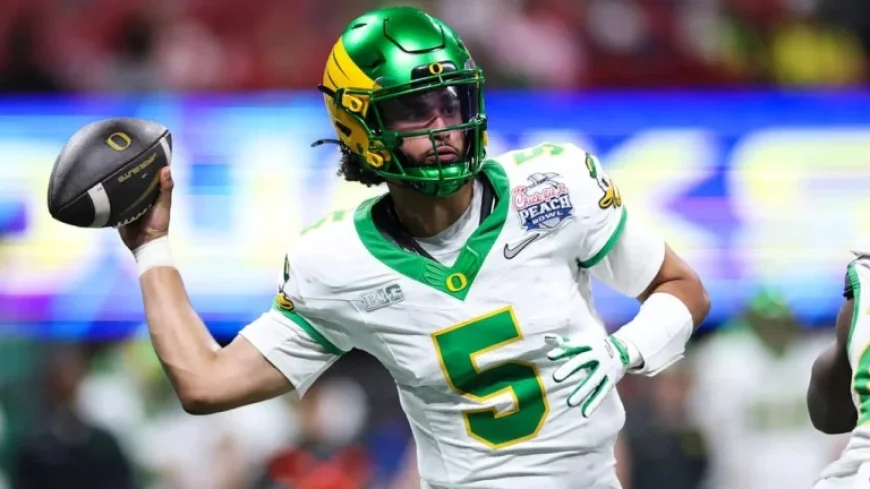 Oregon QB Dante Moore Chooses College Return Over 2026 NFL Draft