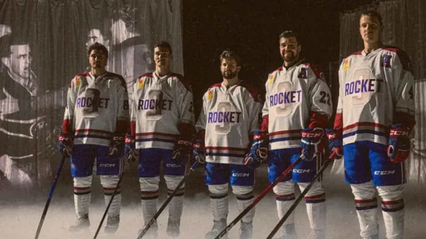 Rocket Honors Maurice Richard with New Jersey
