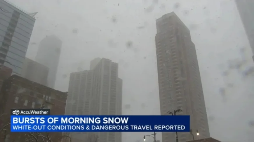 Chicago Snowstorm Hits: Winter Storm Warning Issued for NW Indiana