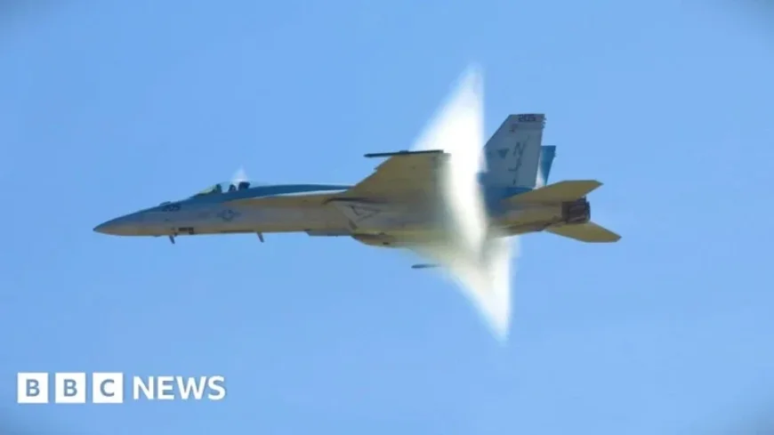 Doorbell Camera Captures Sonic Boom Echoing Over Norwich