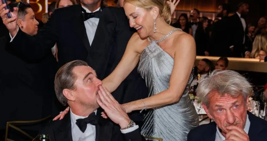 Leonardo DiCaprio Engages Teyana Taylor in Golden Globes Conversation