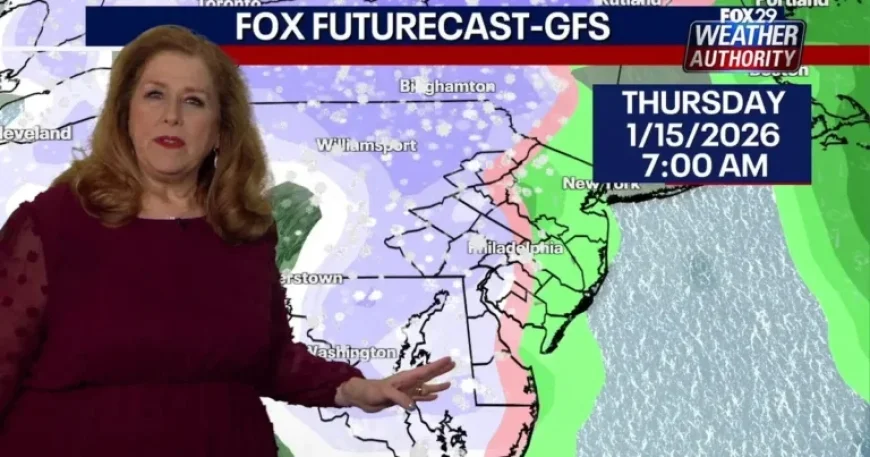 Philadelphia Faces Messy Thursday Commute from Wintry Weather Mix