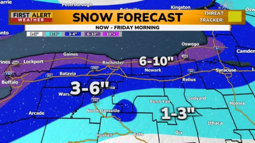 Tracking Snow and Frigid Weather: Yellow Alert for Thursday