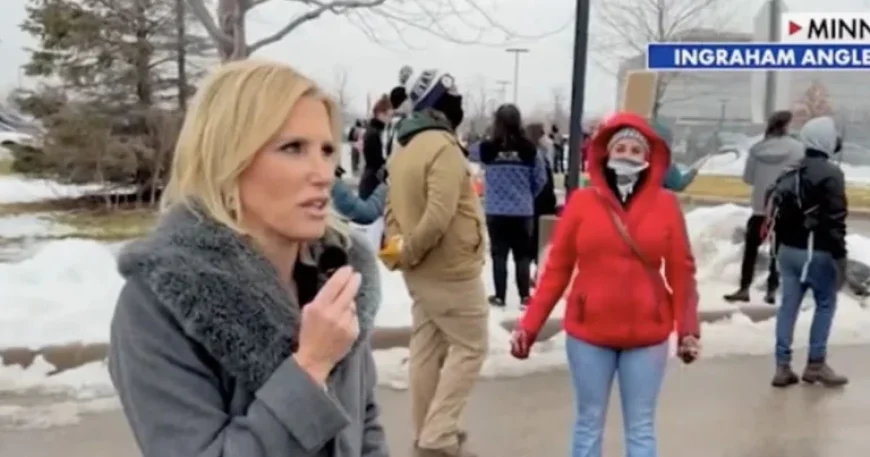 Fox News Host Decries Obscene Gesture at Anti-ICE Protest