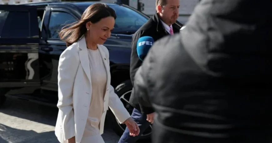 Venezuelan Leader Machado Visits Trump at White House, Proposes Nobel Sharing