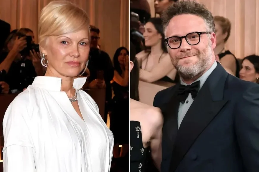 Pamela Anderson Uncomfortable Near Seth Rogen at Golden Globes Over Series