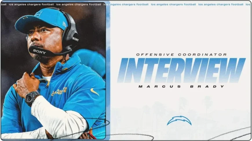 Chargers to Interview Marcus Brady for Offensive Coordinator Position