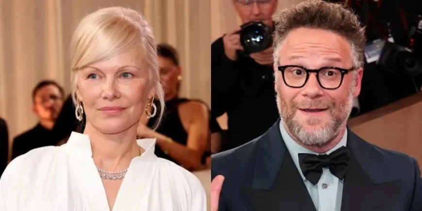 Pamela Anderson Reveals Awkward Moment with Seth Rogen at 2026 Golden Globes