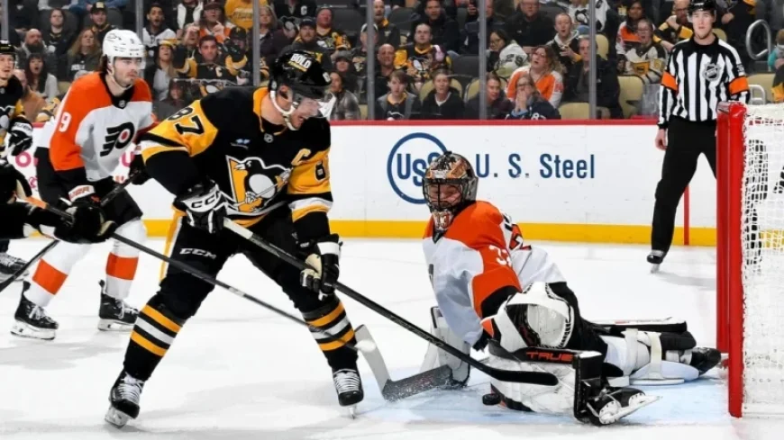 Crosby Aims to Lead Penguins Past Rival Flyers in NHL Clash