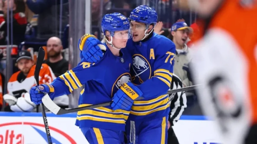 Dahlin Shines with Two Goals as Sabres Secure 14th Win in 16 Games