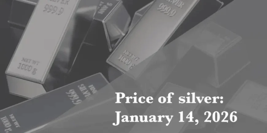 Silver Prices Update for Wednesday, January 14, 2026