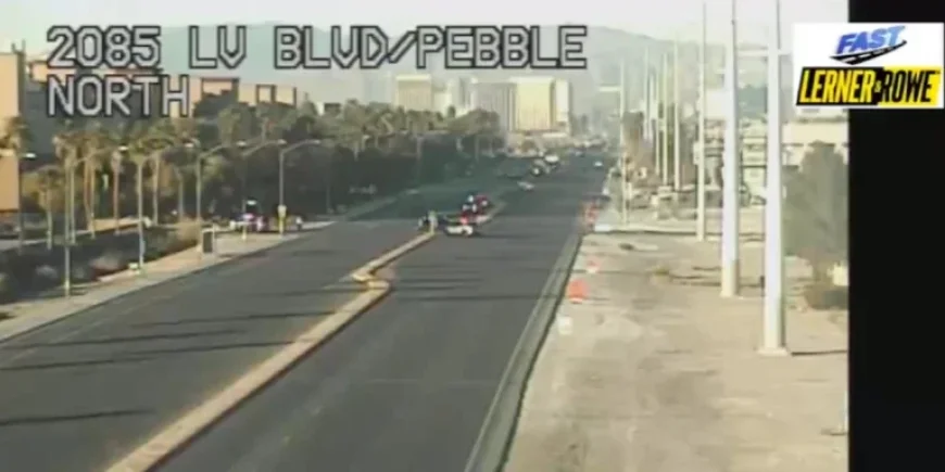 Motorcyclist Critically Injured in South Las Vegas Crash, Police Report