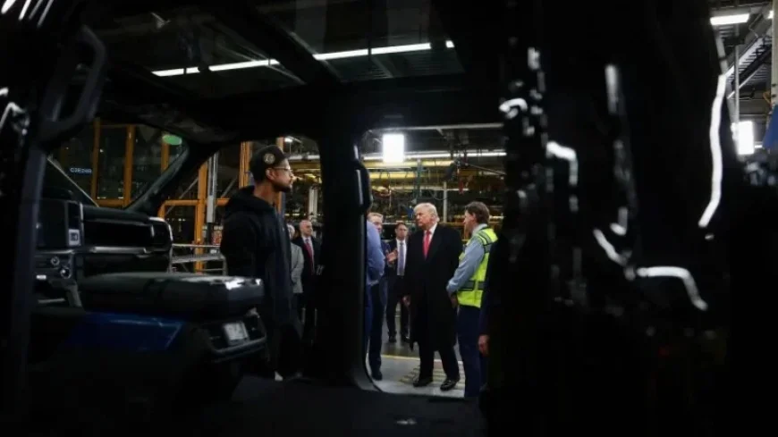Trump Gestures at Ford Autoworker; White House Deems It ‘Appropriate’