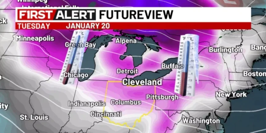Extreme Cold Forecast: 19 First Alert Days for Monday and Tuesday