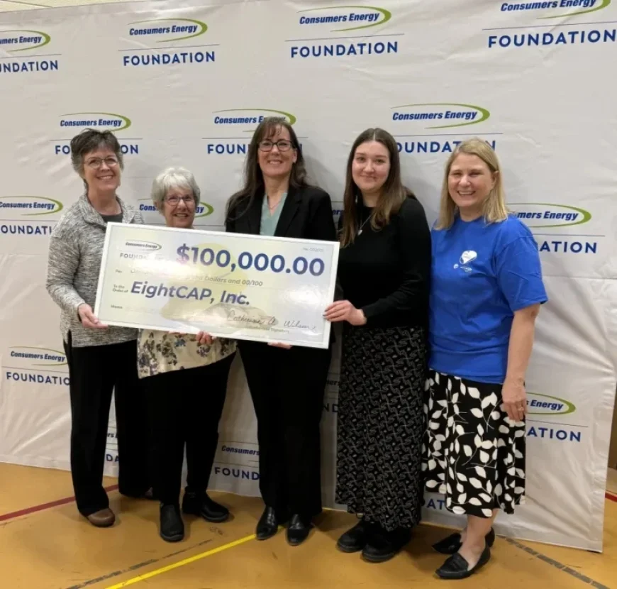 Consumers Energy Foundation Awards $100,000 Grant to EightCAP