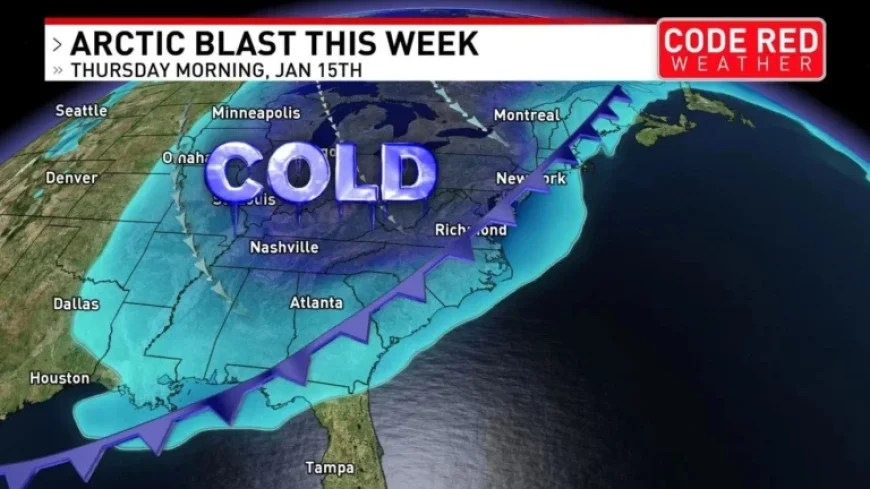 Arctic Air Sweeps Middle Tennessee, Southern Kentucky; Snow Expected