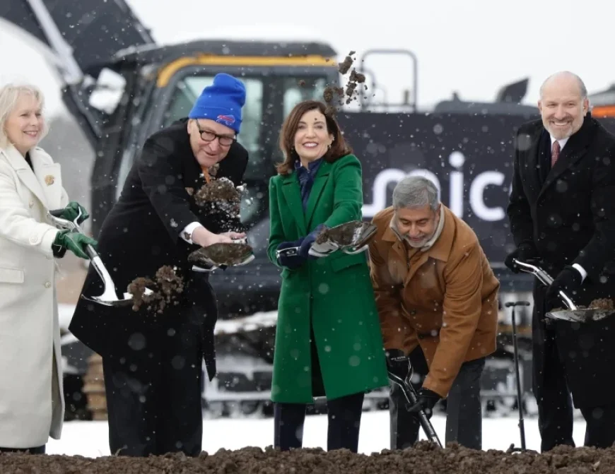 Micron Launches Construction on Transformative Central NY Chipmaking Plant