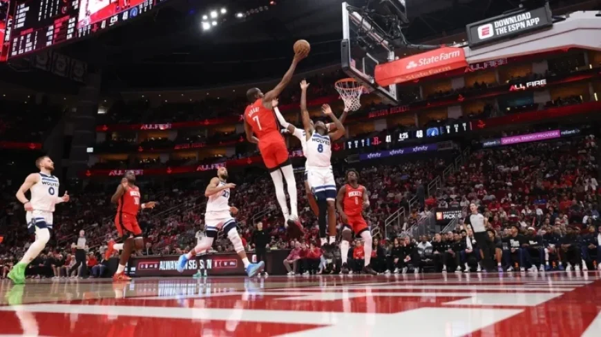 Kevin Durant’s Season-High 39 Leads Rockets to 110-105 Victory Over Wolves
