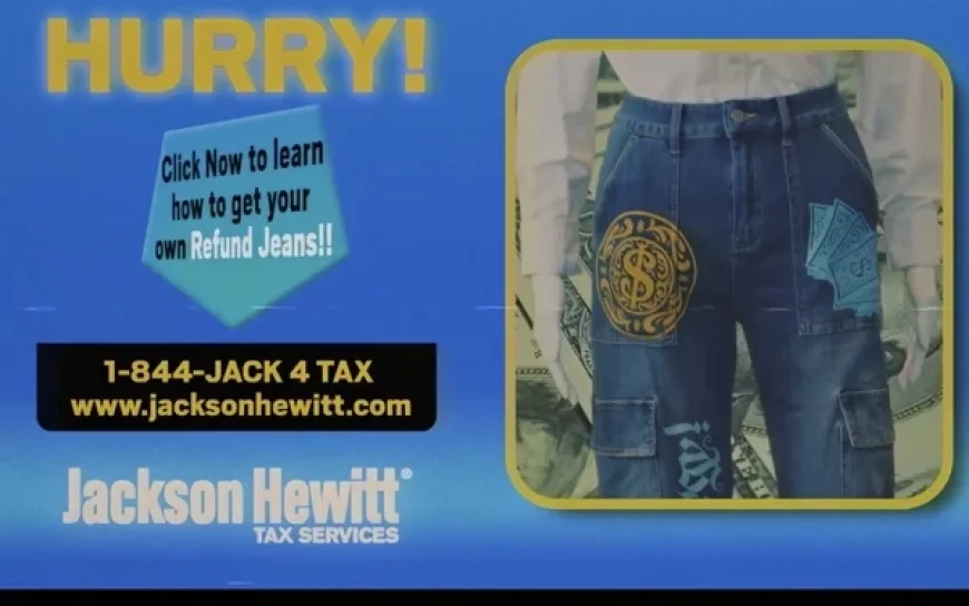 Jackson Hewitt Launches ‘Refund Jeans’ with Big Pockets for Tax Returns