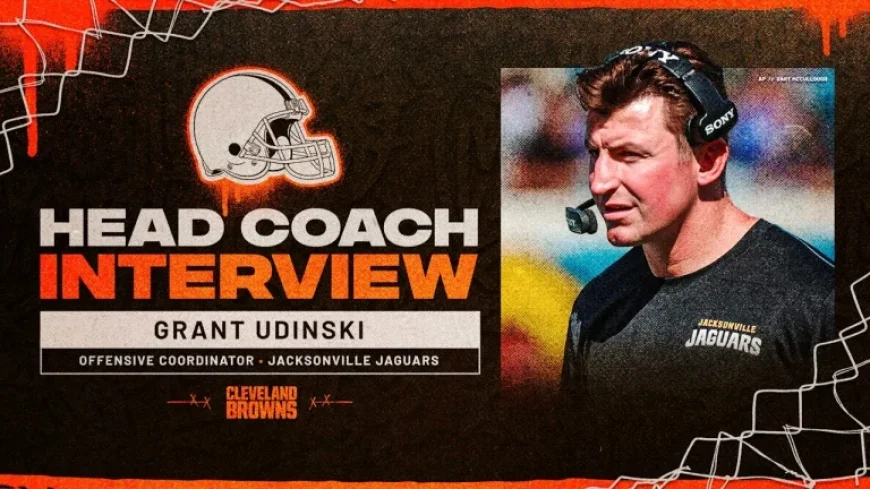 Browns Interview Jaguars’ Grant Udinski for Head Coach Role