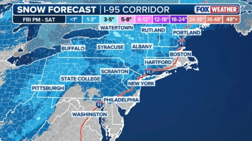Snow Forecast Strengthens for NY and NJ This Weekend