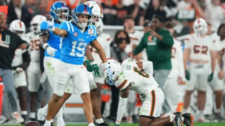 Ole Miss Star WR Cayden Lee to Enter NCAA Transfer Portal