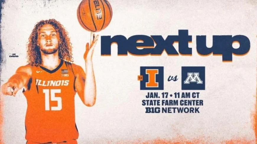 Illinois Faces Minnesota Saturday at State Farm Center