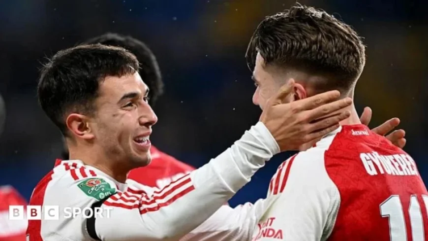 Arsenal Edges Chelsea 3-2 in EFL Cup Semi-Final, Garnacho Shines