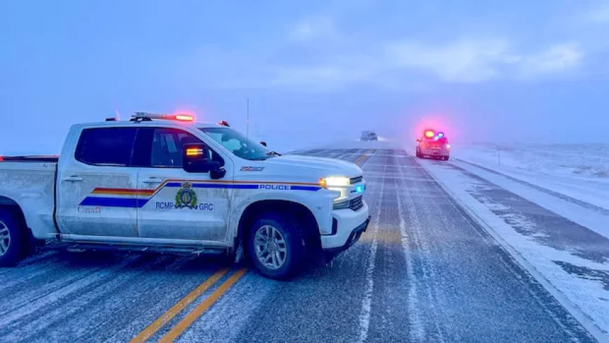 Winter Storm Triggers Collisions, Closes Highways Across Saskatchewan