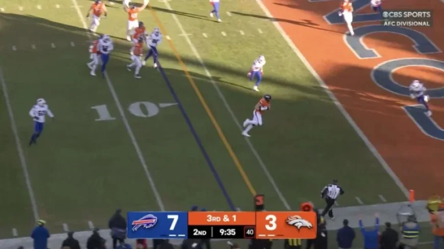 Bo Nix Connects with Frank Crum for Touchdown in Playoff vs. Bills (VIDEO)