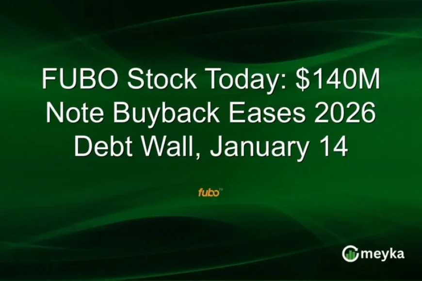 FUBO Reduces 2026 Debt with $140M Note Buyback, January 14