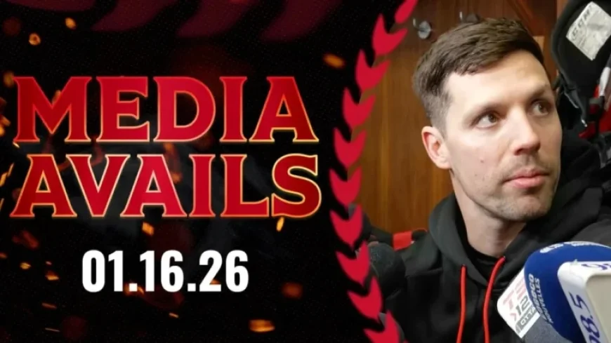 David Perron Holds Media Briefing