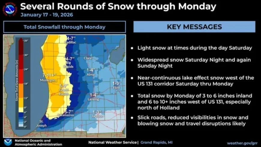 Michigan Winter Weather Advisory Expands: Timeline for Increasing Severity