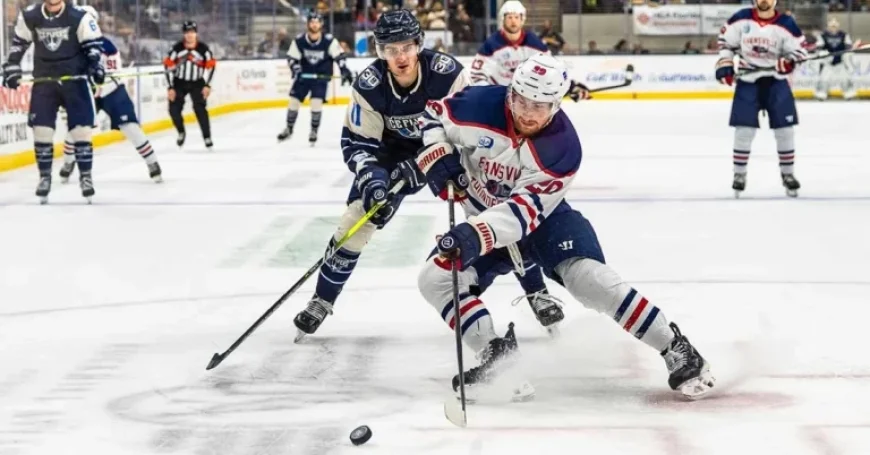 Evansville Triumphs Over Ice Flyers on Wiener Dog Race Night