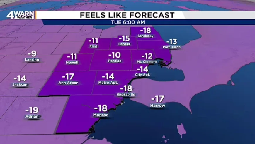Metro Detroit Braces for Heavy Snow and Dangerous Wind Chills