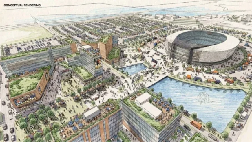 Gary, Indiana Unveils 3 Design Proposals for Chicago Bears Stadium Sites