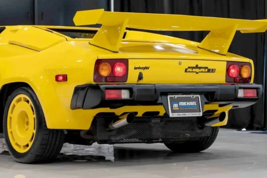 Rare Lamborghini Jalpa from Stallone’s ‘Rocky’ Film Hits the Market