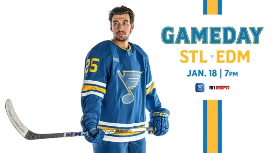 Blues Face Oilers in Anticipated Showdown