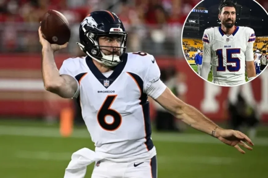 Broncos Sign QB Ben DiNucci as Bo Nix Injury Backup