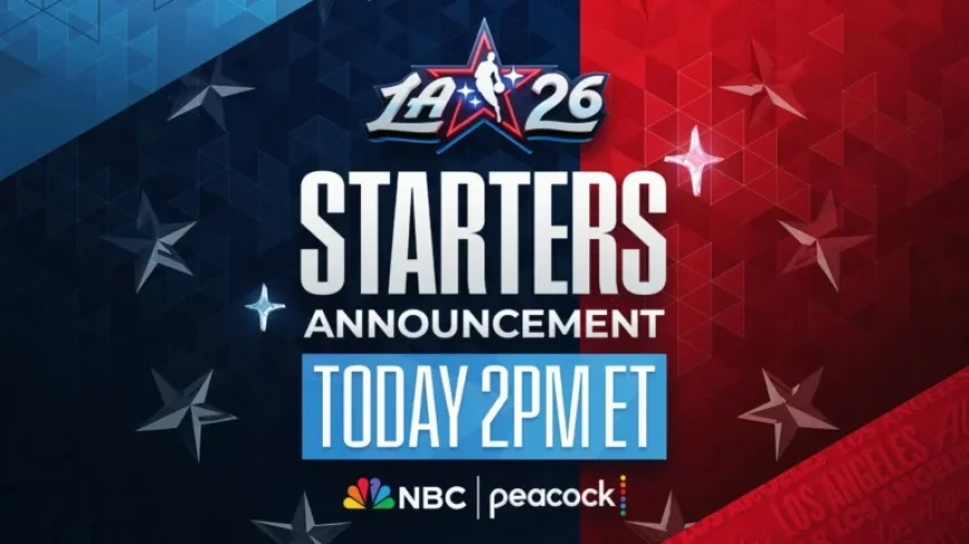 NBC/Peacock to Announce 2026 All-Star Starters Today at 2 p.m. ET