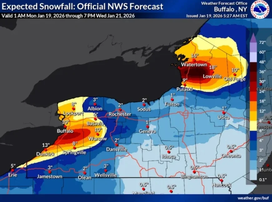 Tug Hill Prepares for Intense Winter Storm: 4 Inches Snowfall Per Hour