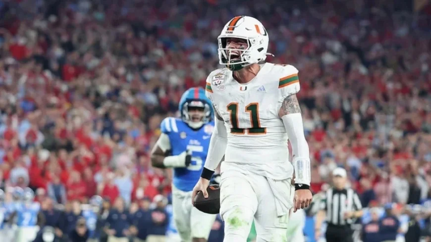Miami’s Carson Beck Impresses with Honest Take on Balancing Sports and Academics