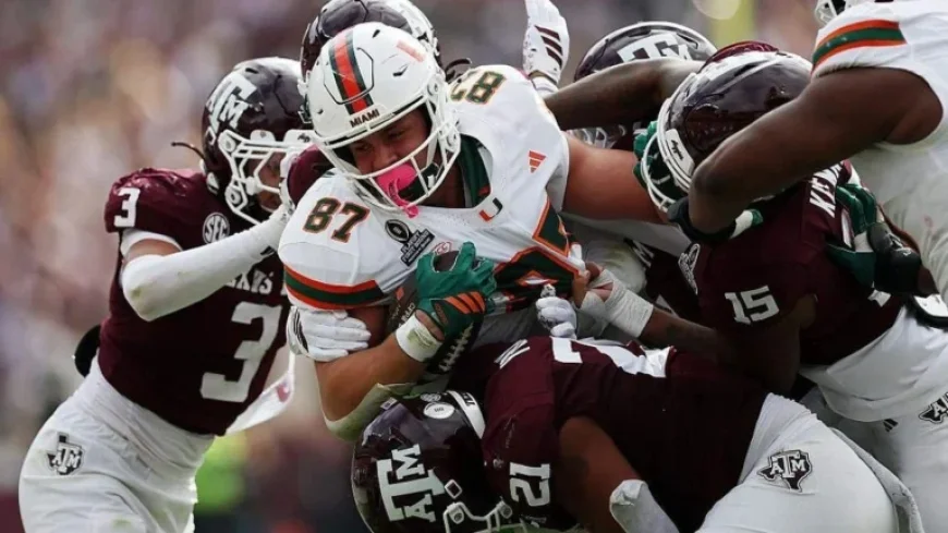 UM Tight End Bauman Shines After Injury Forces His Rise