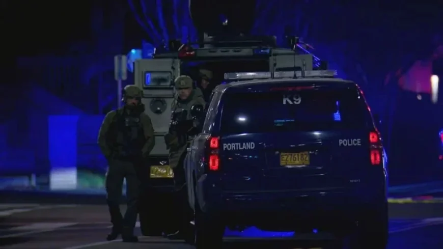 Portland Police Officers Shot; Manhunt for Suspect Continues