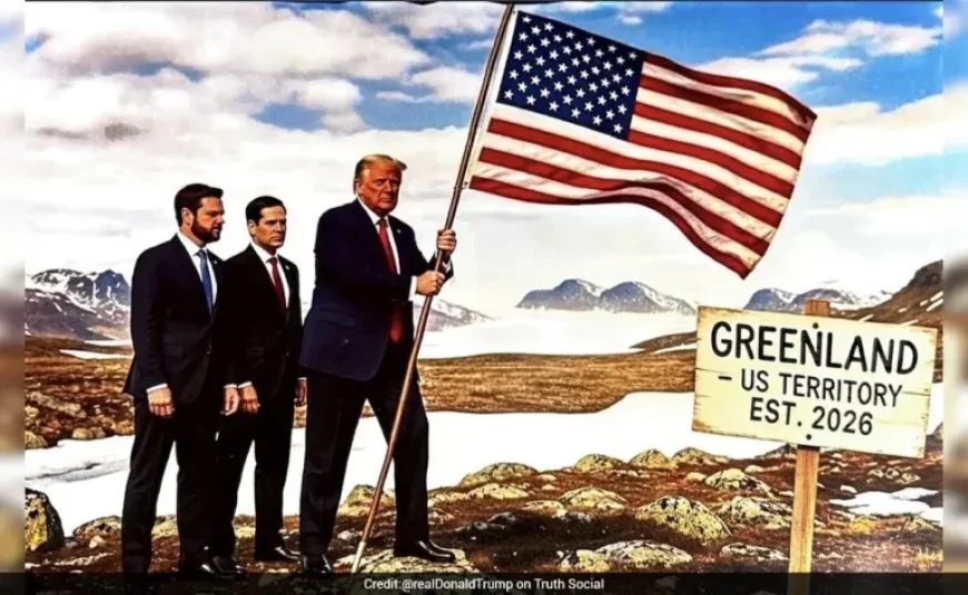 Trump Mocks NATO by Altering US Map to Include Greenland