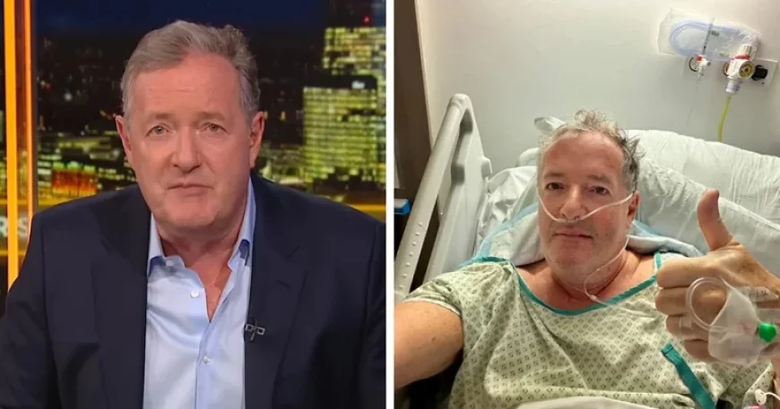 Piers Morgan Hospitalized with Serious Injury, Blames Donald Trump