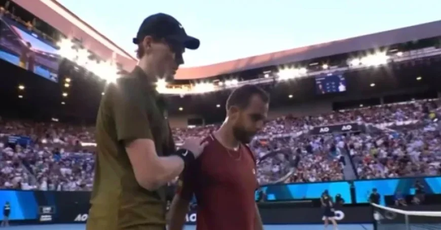 Sinner Advances at Australian Open as Injured Gaston Withdraws