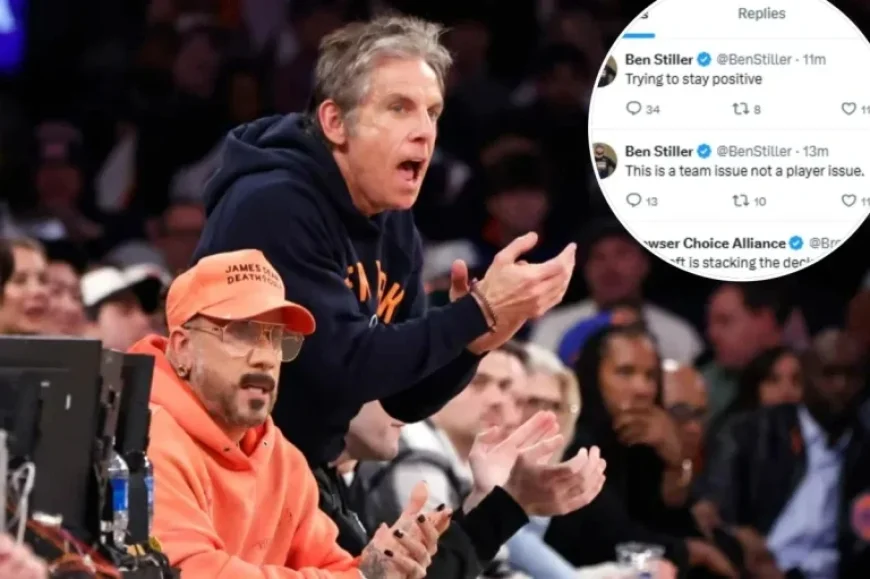Ben Stiller Meltdown as Mavericks Dominate Knicks in Blowout Loss