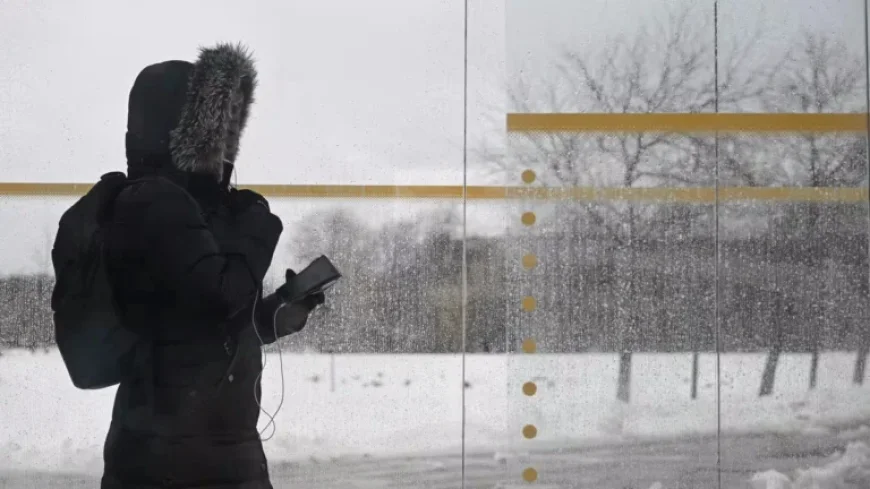 60 km/h Gusts and Cold Weather Drop to -19°C Tuesday